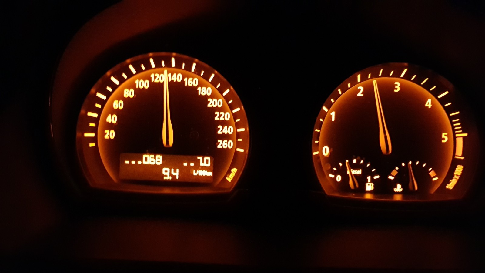 Le voyant température du moteur ?
