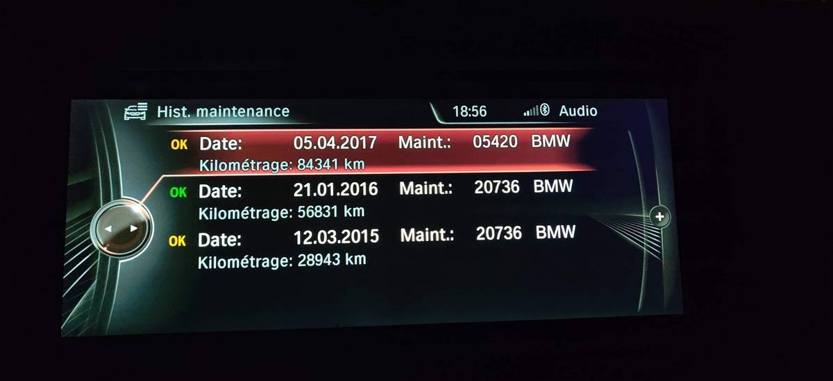 Remise à zéro maintenance 320d 2015 - MA-BMW.com